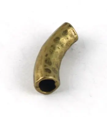 

FREE SHIPPING 100PCS Antiqued bronze curved tube spacer 30mm A13426B