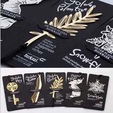 3 шт. книжная Закладка из нержавеющей стали металлический ремешок трафарет Закладка 4 выбор