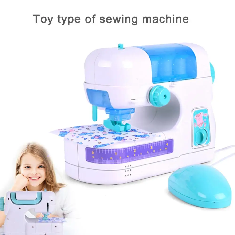 

Girls Electric Sewing Machine Toy Pretend Play Game Simulation Home Furniture
