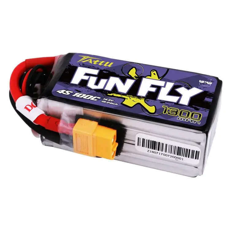 Tattu Fun Fly 4S 14.8V 1300mAh 100C Tattu Fun Fly 4S 14.8V 1300mAh 100C