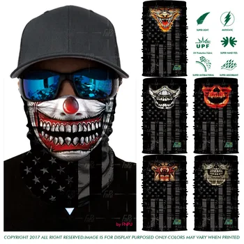 

Alien Mask Seamless Balaclava Joker Outdoor Skull Magic Scarf Fishing Sport Hiking headwear Headband Venom Anime Hoodie