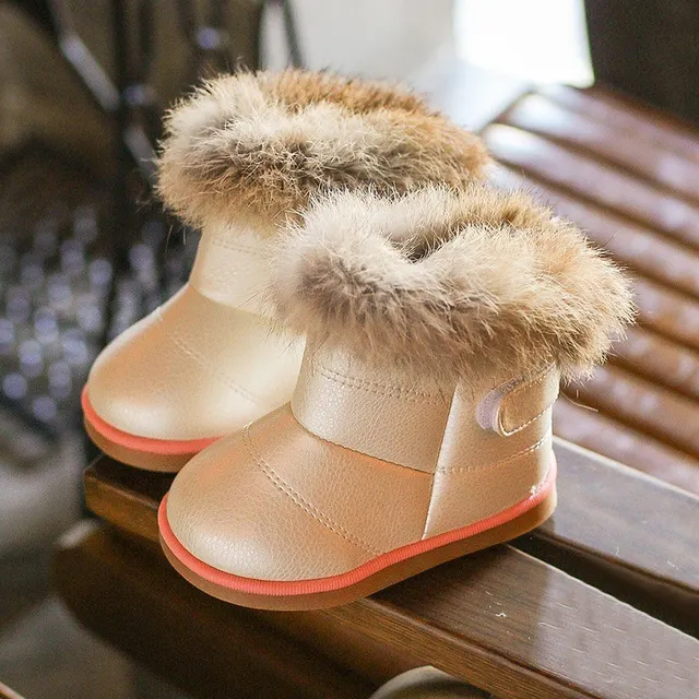 Winter warm girls snow boots baby snow shoes kids ankle boots children