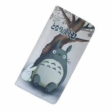Аниме Мой сосед Тоторо Cluth кошелек Повседневный Длинный кошелек на молнии Tonari No Totoro Многофункциональный