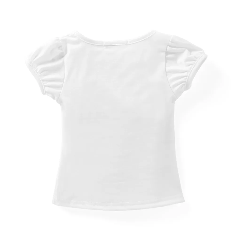Комплект из 2 предметов для маленьких девочек; футболка с объемным рисунком мороженого; комплект юбки-пачки; одежда для Дня Святого Патрика; детская одежда