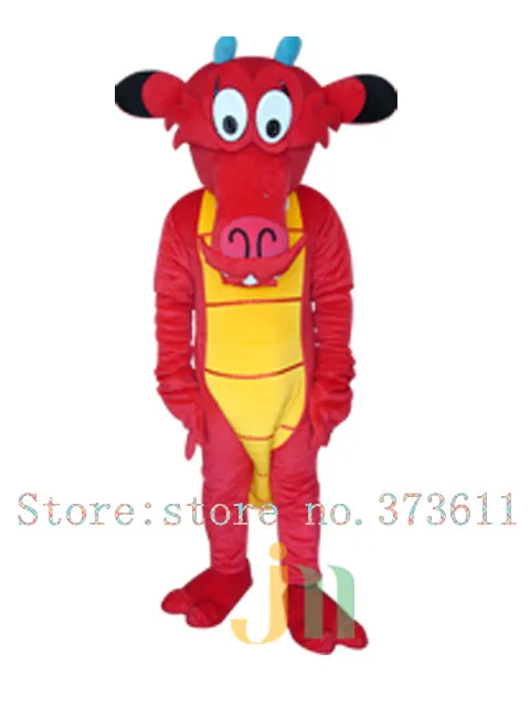 

High quality Mushu dragon mascot costumes for sale dragon mascot Costume Character Costume dragon Cosplay Free Shipping