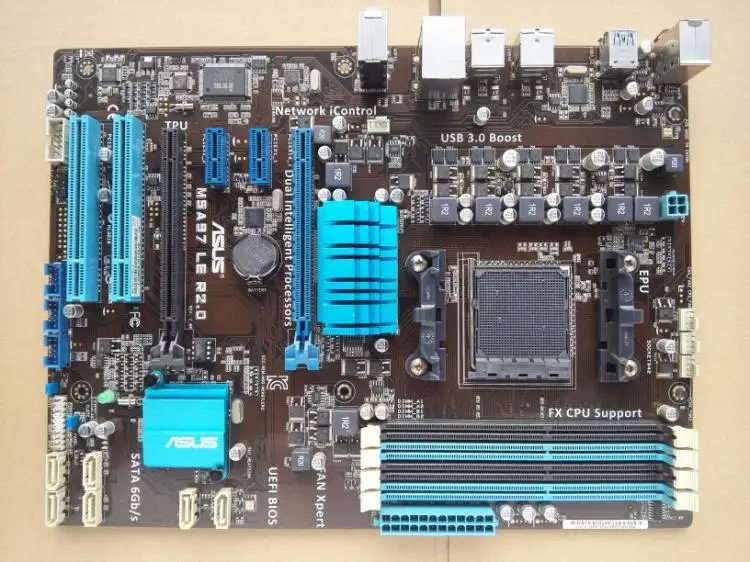 

Asus M5A97 LE R2.0 AM3+ alone 970 motherboard with usb3.0 used 90%new