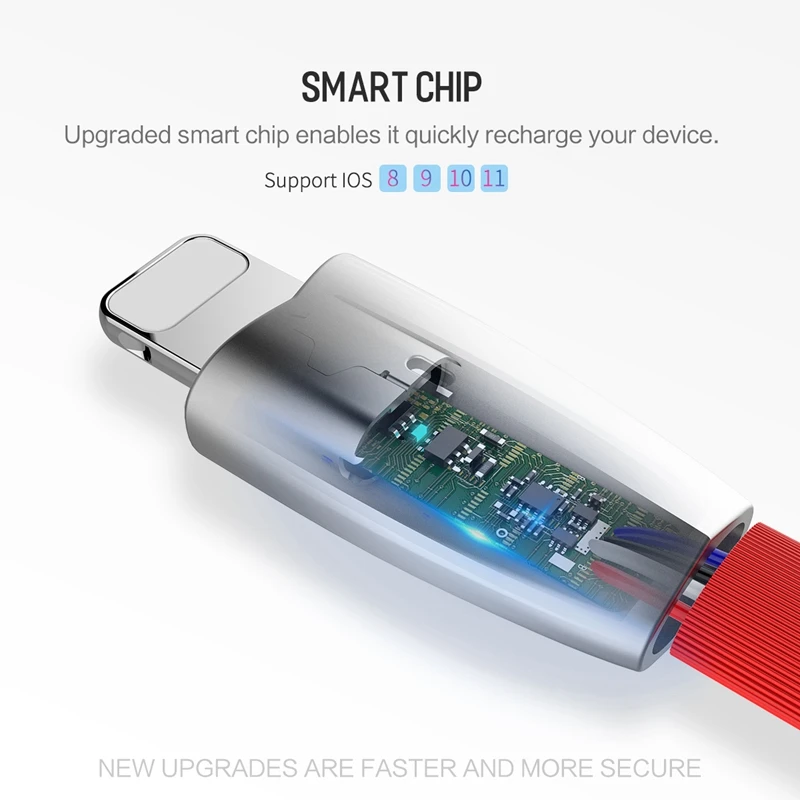 روك الزنك سبائك التميمة USB كابل ل فون X 8 7 6 6 ثانية زائد 5 ثانية SE ، الكلب الصمام ضوء USB كابل للهاتف المحمول كابل ل فون X