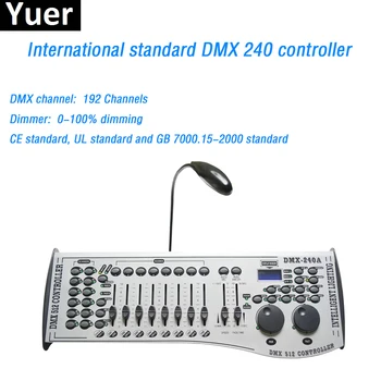 Dj Equipment DMX 240 Controller Control Moving Head Led Par Disco Light Stage Lighting DMX 192 Channels For Disco DJ Party Bar chauvet dj dmx an