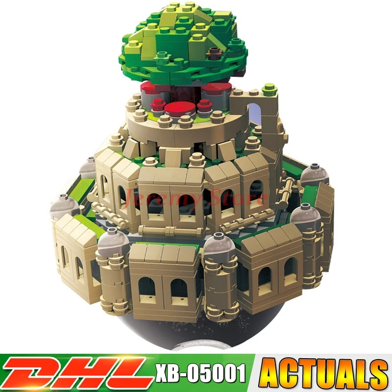 

XingBao 05001 1179Pcs Genuine Creative MOC Series The City in The Sky Set Educational Building Blocks Bricks Model XB-05001