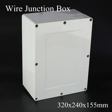 320X240x155 мм пластиковая коробка для АБС проекта водопоф распределительная коробка для проводов Кабельный соединитель герметичный корпус Корпус 320*240*155 мм
