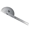 Digital Ruler Stainless Steel Round Head 180 degree Protractor Angle Finder Rotary Measuring Ruler Machinist Tool 5