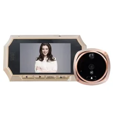 4,3 дюймов видео глазок дверная камера ИК ночного видения PIR детектор движения видео глаз фото съемки видео Запись Макс 32 Гб