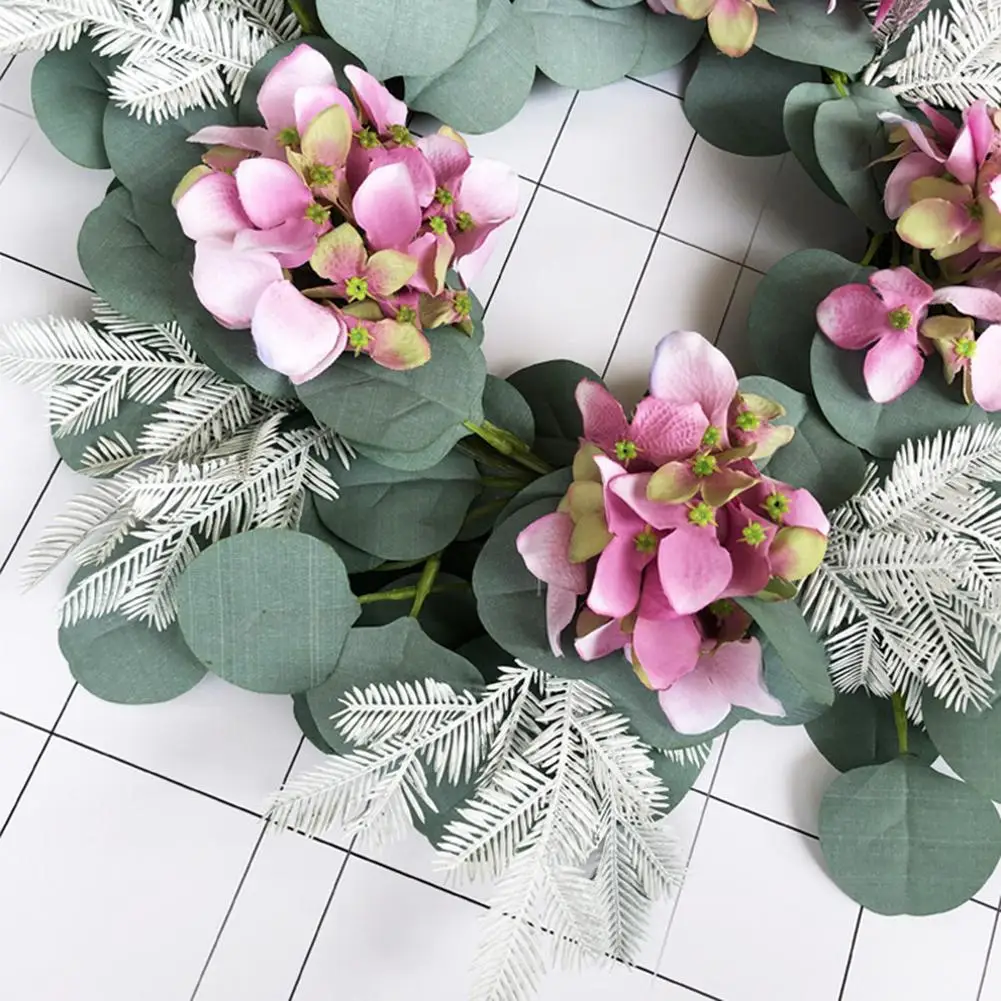 Simulacion De Eucalipto Corona Guirnalda De Umbral De Decoracion