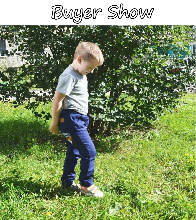 Calças para Meninos Carta Crianças Calças Meninos Calças Roupas 2018 New Hot Algodão Elástico da Cintura Calças Casuais Lápis Crianças Roupas Ds175 5 nova quente casual algodão elástico cintura lápis