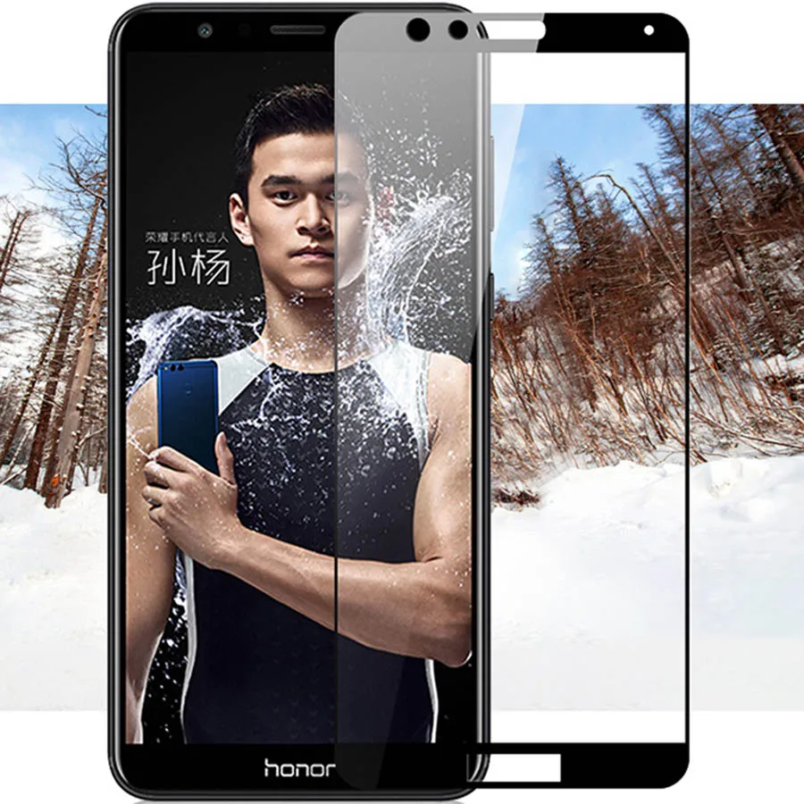 Полное покрытие Honor 7X стекло для Huawei 6C Pro 6X 5C защита экрана Закаленное Защитная