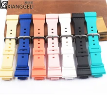 Аксессуары для наручных часов с пряжкой с ремешком из смолы 14 мм для объектива с оптическими зумом Casio Часы baby-g BA-111 BA-110 BA-112 BA-120 125; Женская ремешок для наручных часов