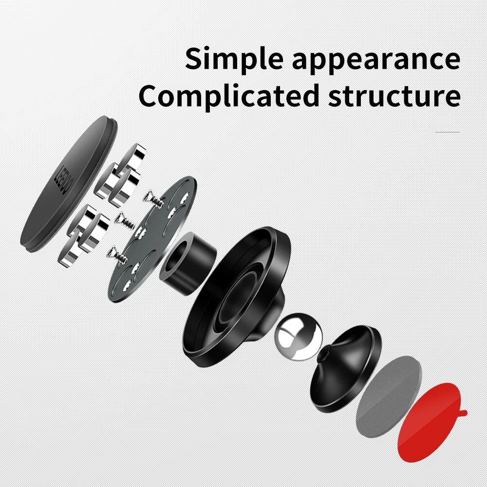 LEEIOO магнитный автомобильный держатель для телефона, универсальная подставка-держатель для сотового телефона, держатель на вентиляционное отверстие автомобиля, магнитный держатель для телефона