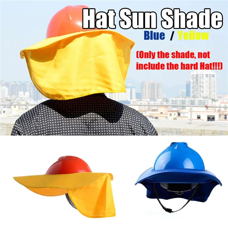 

Safty Full Brim Hard Hat Neck Shield Sun Shade Eye Mask Anti-glare Protection Protective Helmets Workplace Safety