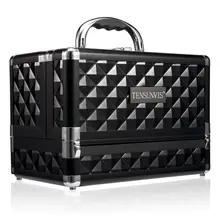 Косметичка, портативная многослойная косметичка для ногтей, косметичка для красоты, профессиональный косметический Чехол, косметичка для макияжа, двойная открытая косметичка