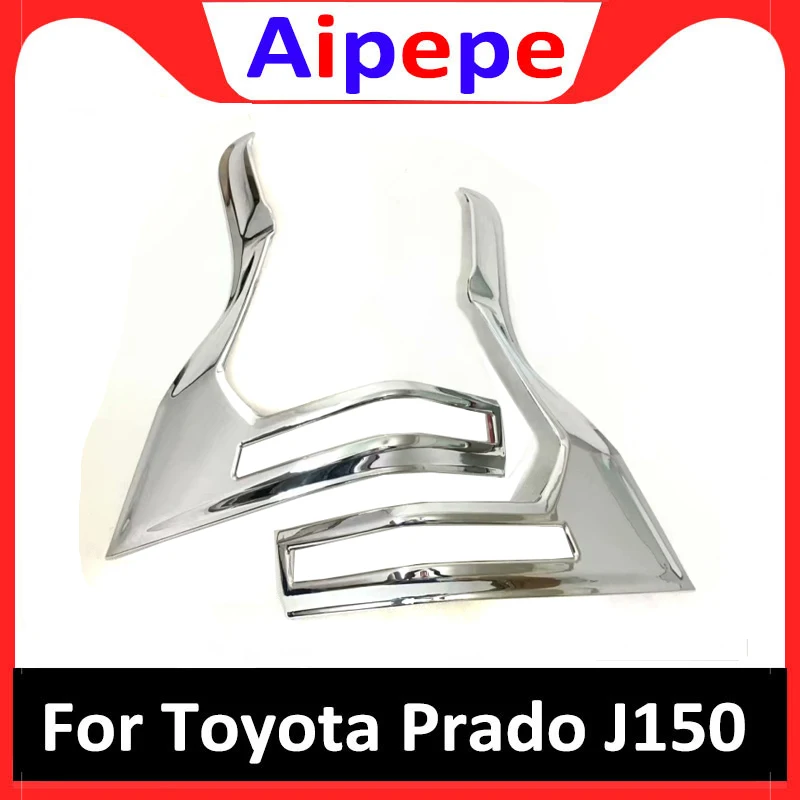

Car Styling Fit For Toyota Cruiser Prado FJ150 FJ 150 2018 ABS Chrome Rear Tail Light Cover Taillight Cover Trims 2Pcs