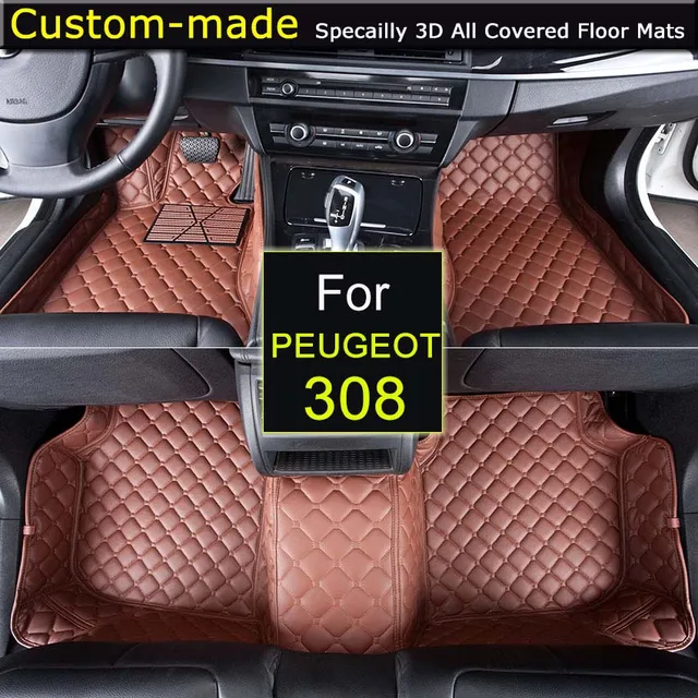 For Peugeot 308 308S 308SW 2015 Car Floor Mats Customized Foot Rugs ... For Peugeot 308 308S 308SW 2015 Car Floor Mats Customized Foot Rugs ...
