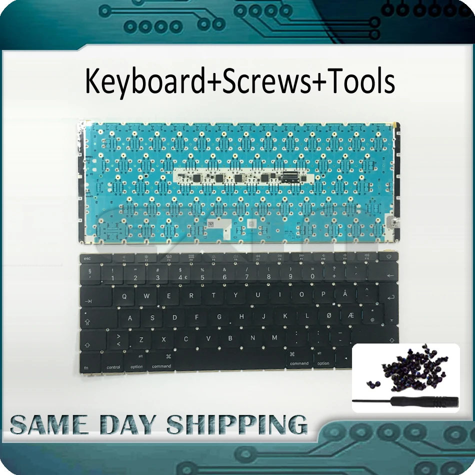 

2015 NEW A1534 Norway Norwegian Keyboard w/ Backlit Backlight for MacBook Retina 12" A1534 Keyboard Norway MF855 MF865 EMC2746