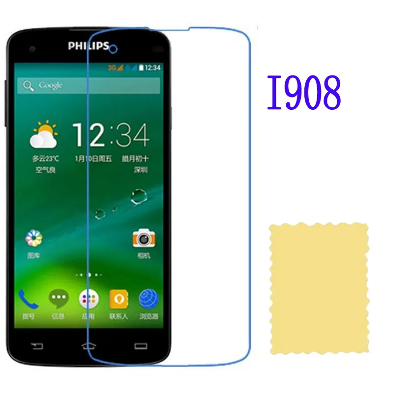 Cunzhi 5 шт. сверхтонкий защитный экран для Philips W8500 / W8510 I908 W732 W6618 I928/ W6500|screen protector