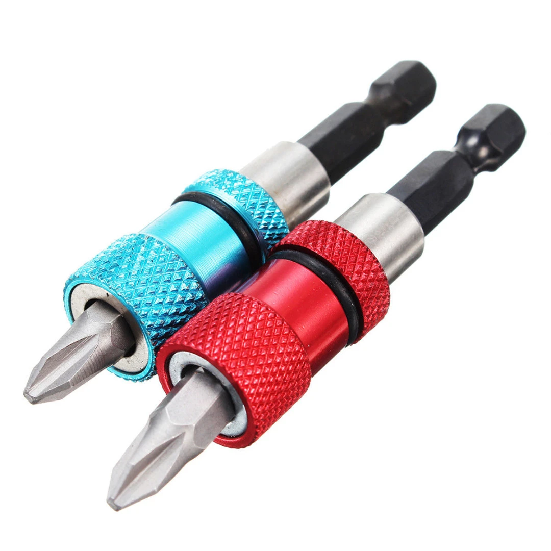 Adjustable Hex Screw Depth Bit 1//4/'/' Holder Driver Magnetic Tip Home Hand