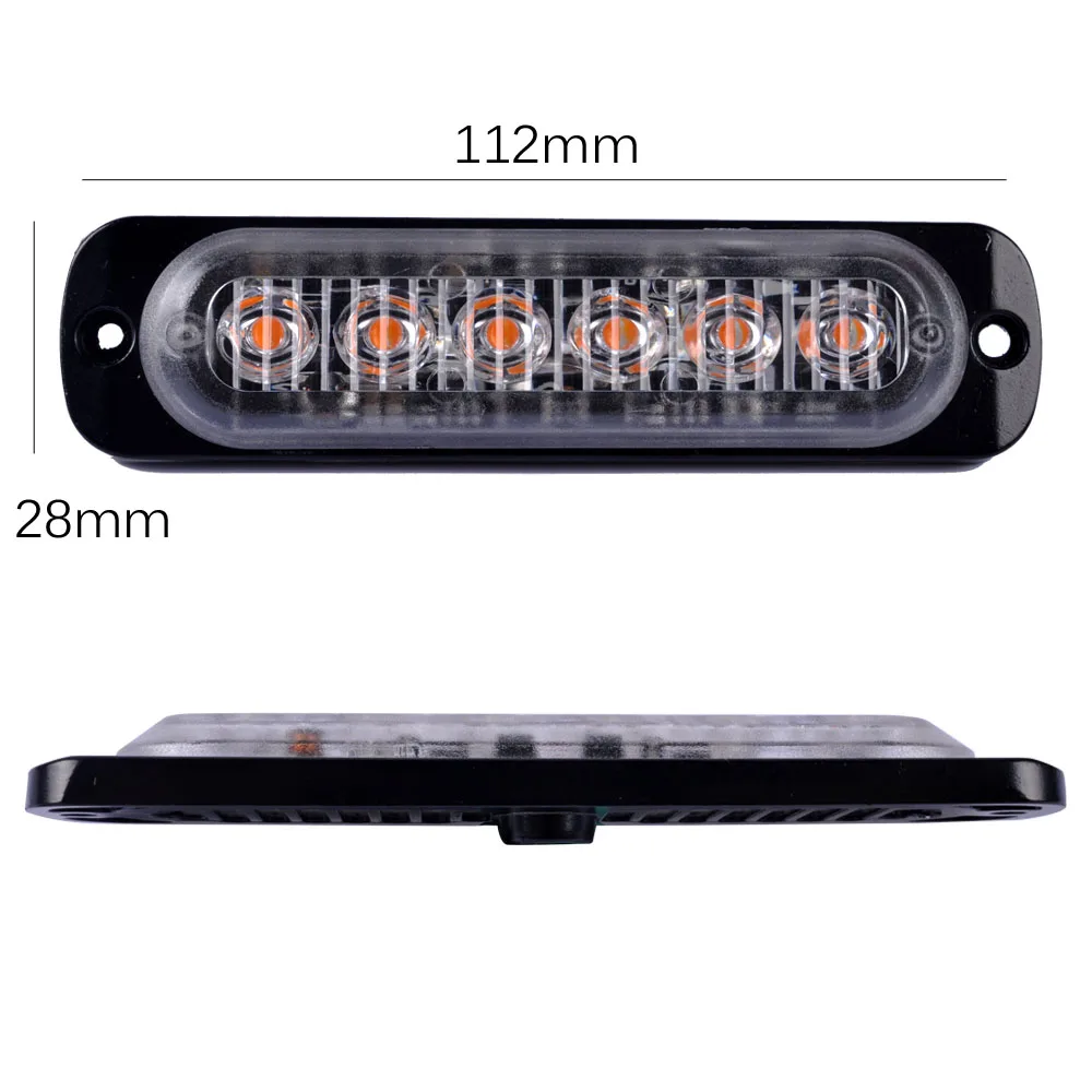 6 led strobe warning light  (4)