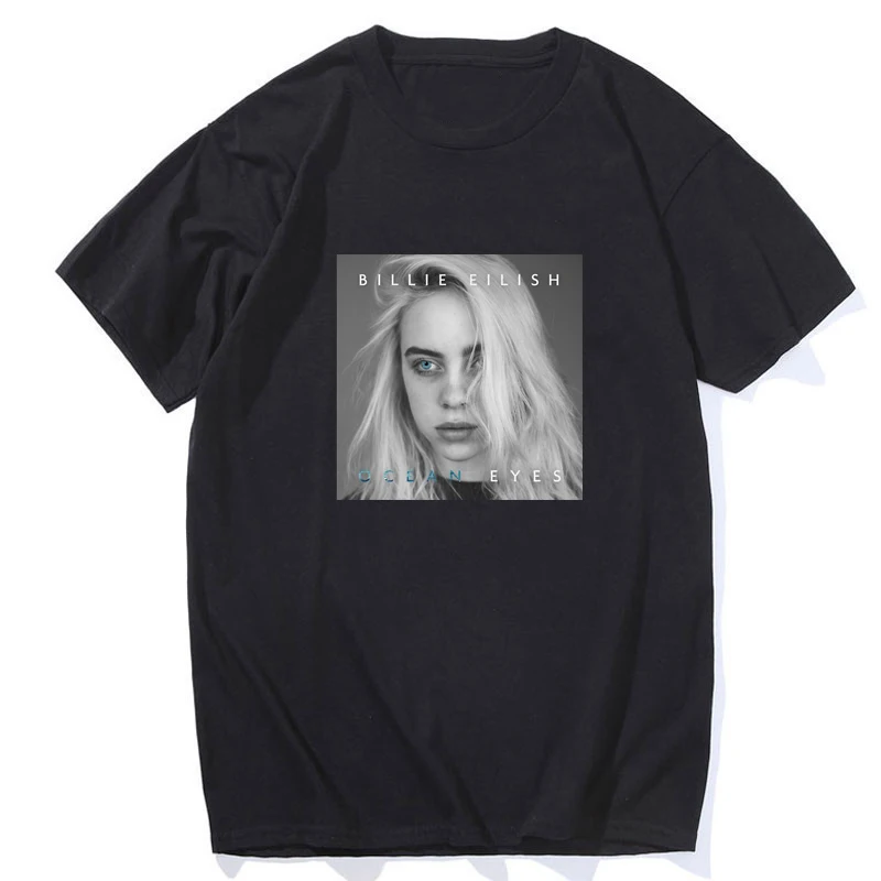 

2019 NEW Billie Eilish T-shirts Fashion Hip Hop Men/ Casual Short Sleeve T-shirt Clothes Tops Plus Size Camisetas Hombre