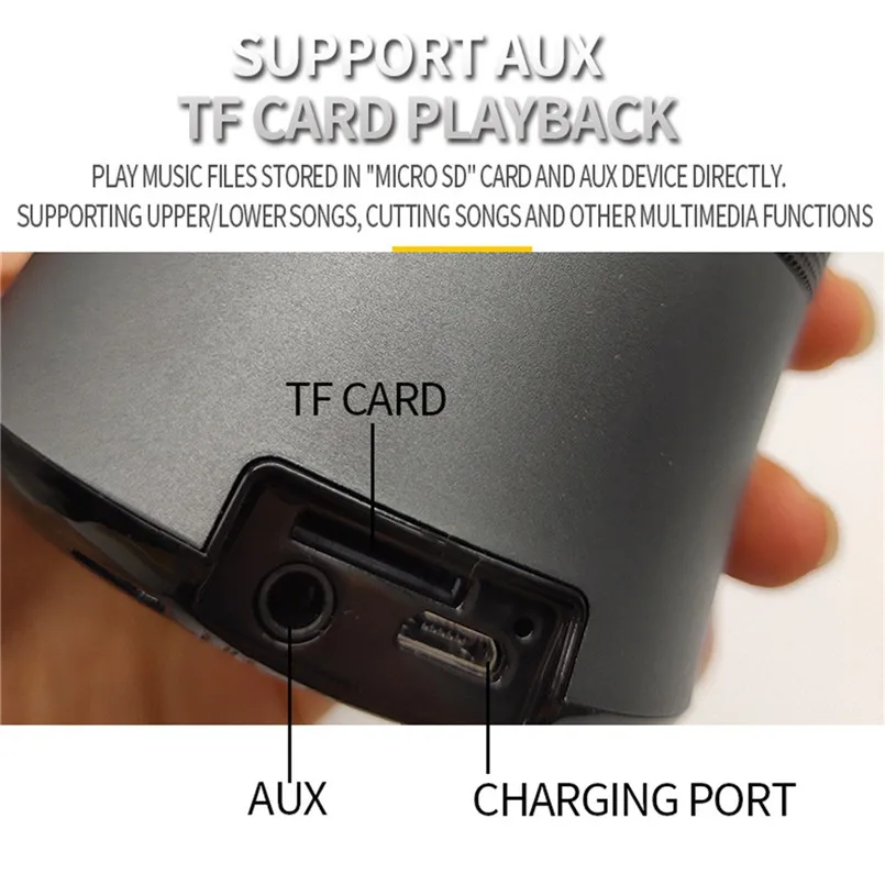 Portable Mini Bluetooth Speaker Wireless V4.1 Bluetooth Speaker Superb HD Sound&Bass 360 Degree Stereo USB Charging 40AP904