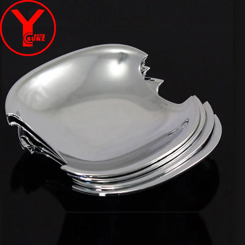 chrome door handle insert For Hyundai IX35 facelift 2010 2015 car accessories Door Handle Bowl Frame