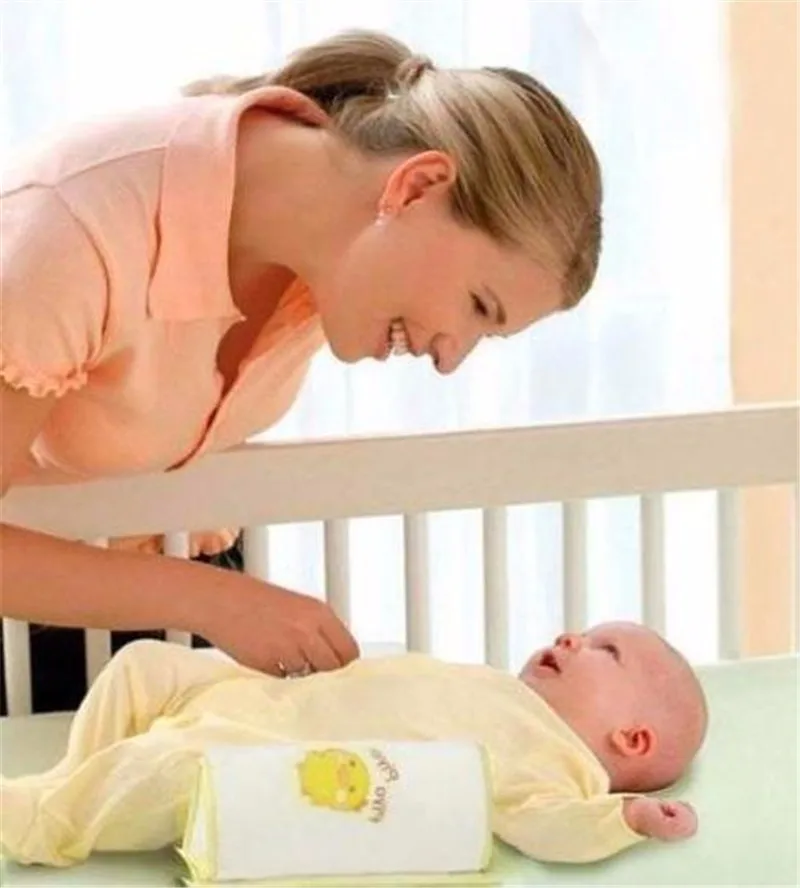 Free-Shipping-1-Piece-Comfortable-Cotton-Anti-Roll-Pillow-Lovely-Baby-Toddler-Safe-Cartoon-Sleep-Head