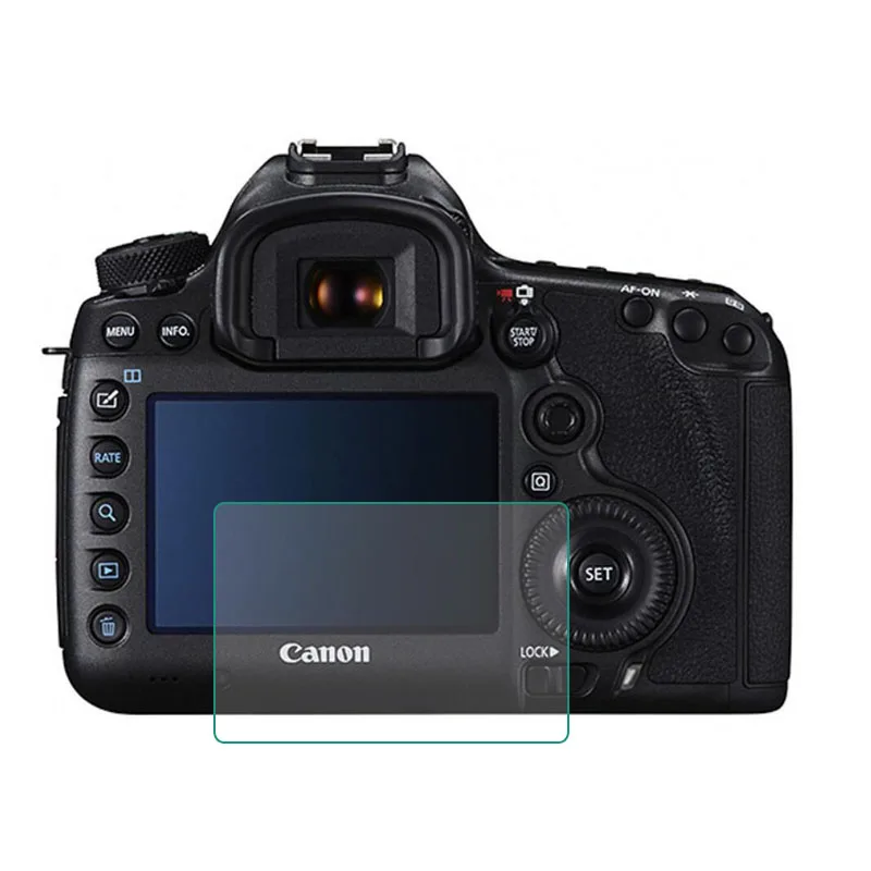 Pellicola Vetro Temperato Per Canon EOS 5D Mark IV/III - Protezione Schermo 9H, Antigraffio, Facile Applicazione - Foto 2
