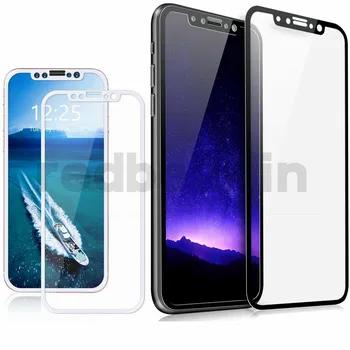 

For iphone 8 iphone x 3D Carbon Fiber soft edge Full cover Tempered Glass phone Screen Protector Film For iphone X 8 6 7 plus