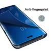 Mirror Flip Leather Case For Samsung Galaxy Note9 8 S6 S7 Edge S9 S8 Plus J5 7 2017 A3 A7 A5 2017 Clear View Window Smart Cover ► Photo 3/6