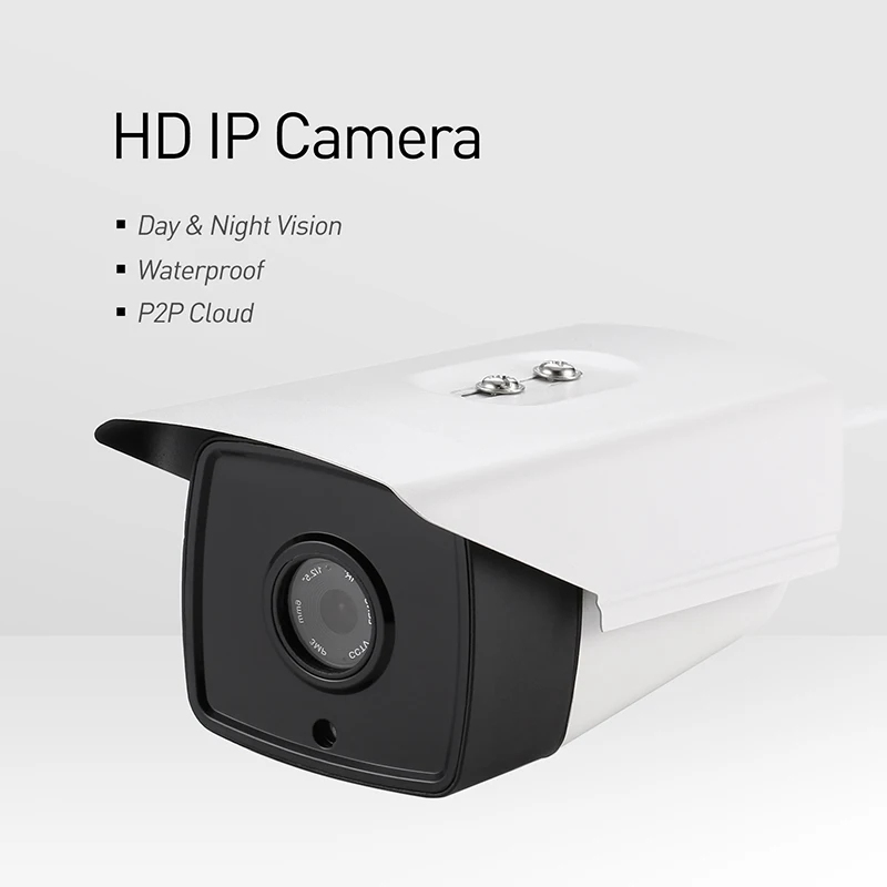 Водонепроницаемая камера видеонаблюдения POE 1080P 4 светодиода наружная