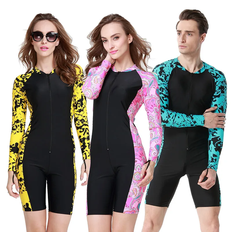 Lycra Dive Skin Swim Rash Guard Surfing Snorkeling Swimwear Lycra