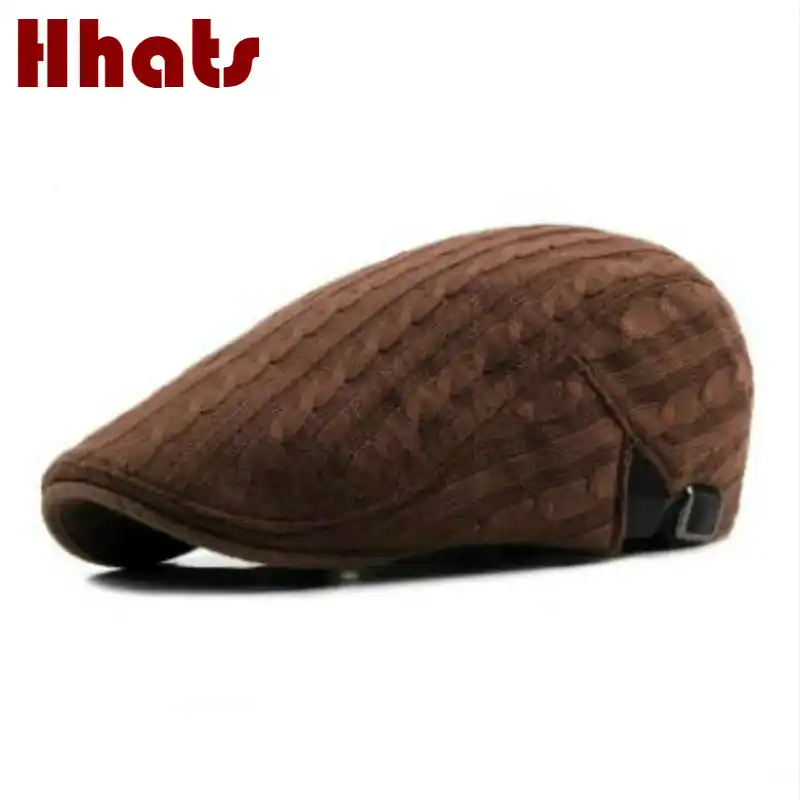 crochet flat cap