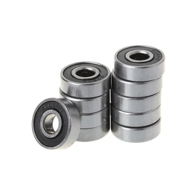 

10 Pcs Bike Skateboard Scooter Ball Roller Bearing Skate Spare Parts Groefkogellagers 8 x 22 x 7 mm