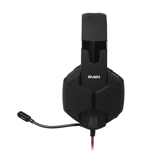 Игровые наушники с микрофоном SVEN AP-G988MV, черный-красный