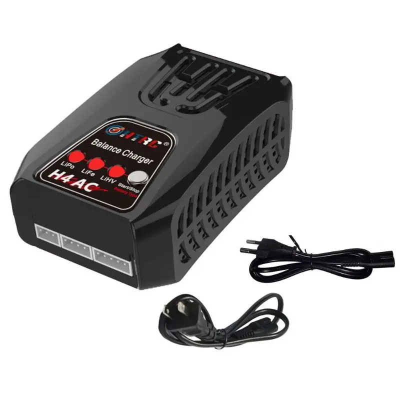 HTRC H4AC 20W 2A RC Blance зарядное устройство для 2-4s Lipo/LiFe/LiHV батареи зарядки адаптер части |