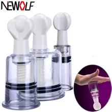 New Sex Toys 3Pcs Nipple Clamps Adult Games Nipple Pussy Clitoris Sucker Pump Stimulator Massager Sex Products for Women PY561