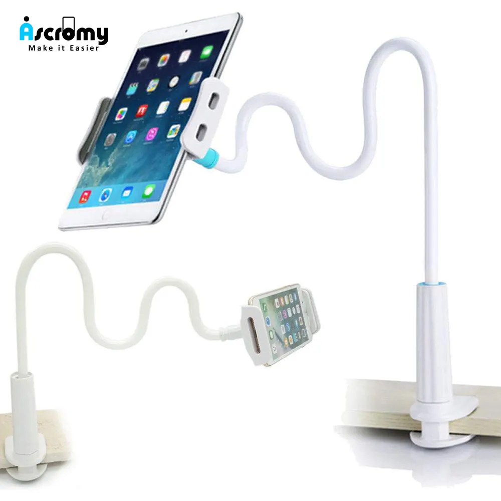 Ascromy Gooseneck Tablet Stand Holder Adjustable Mount For iPad Pro 10.5 iPad mini Air New iPhone 8 Plus 7 Long Arm Bed Support (1)