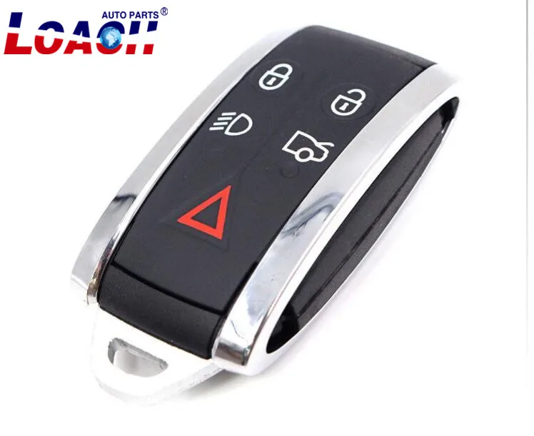 5 Кнопка Замена Smart Remote Автомобильный ключ 434 МГц вставка лезвия-FOB для XK XKR XF XFR 2009 2010 2012 2013