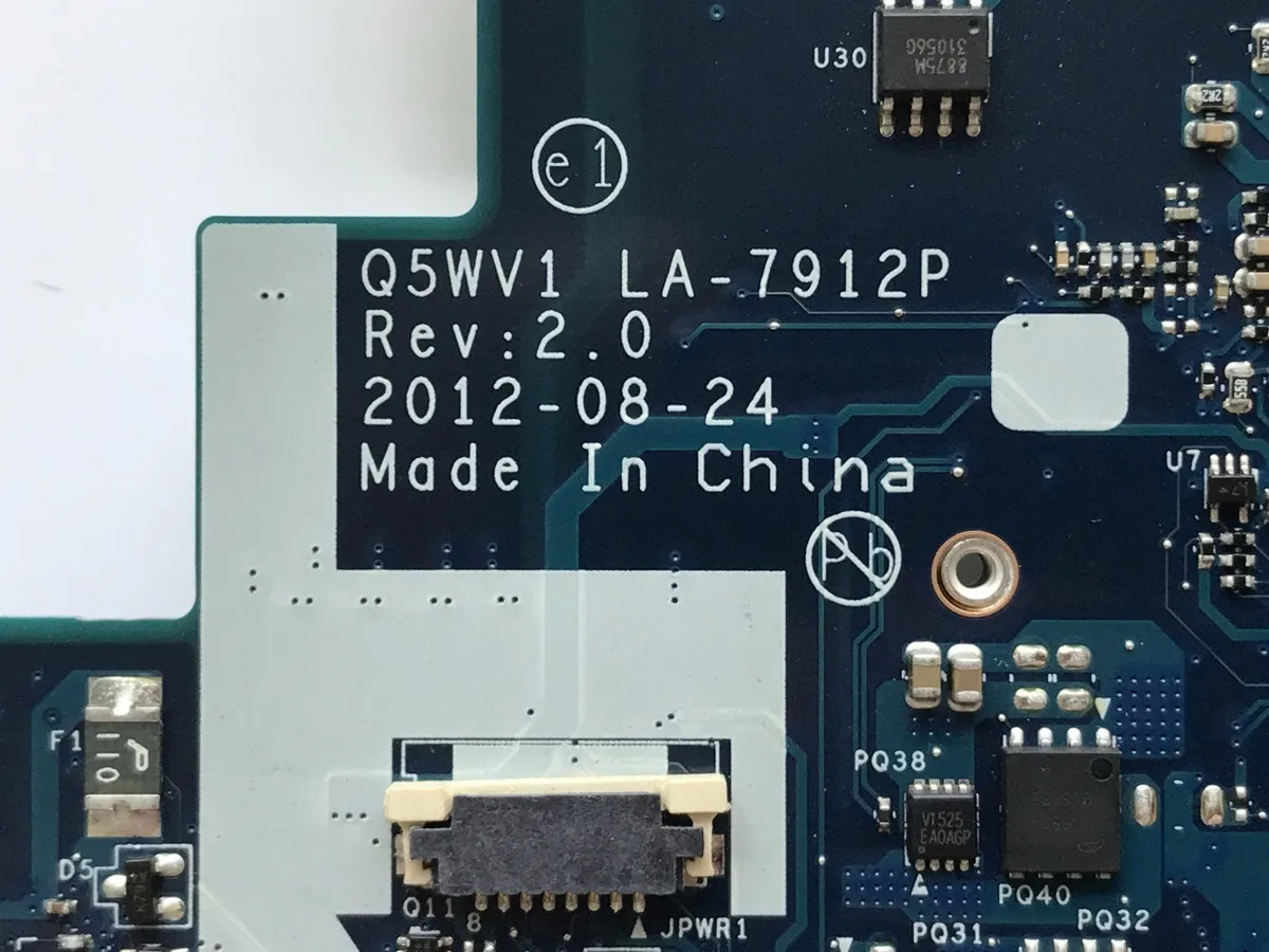 Материнская плата Q5WV1 для ACER Aspire материнская ноутбуков 1 5 NE56R NBC1F11001 SJTNV HM70