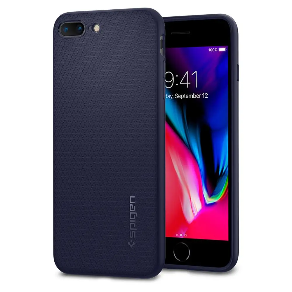 100% Original SPIGEN Liquid Air armadura caso para iPhone 8 Plus/iPhone 7 Plus (5,5 \