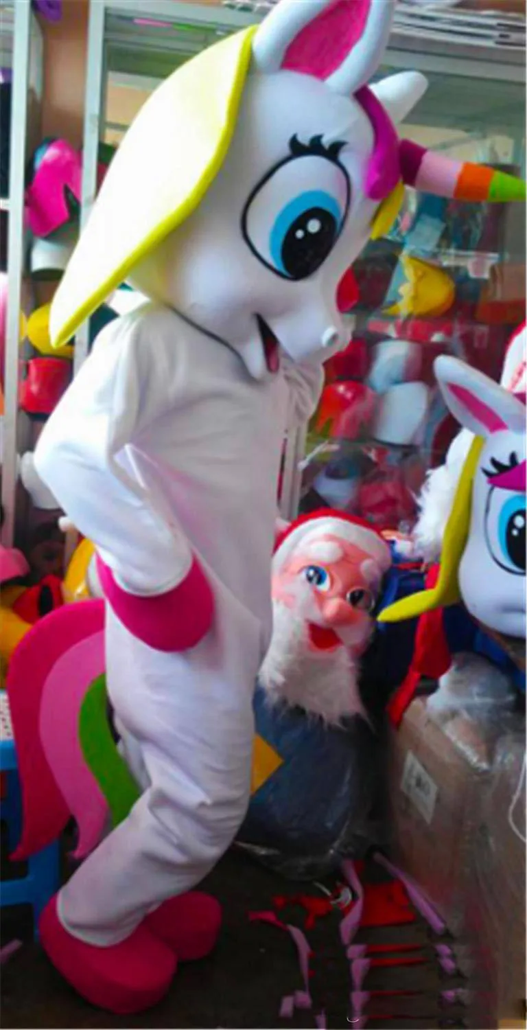 

Mascot Costume Little pony mascot costume fancy dress costume for adult Halloween party