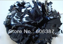 cheerleading Pom poms 3/4″x 6″~custom color metallic navy blue mini order 10 pieces