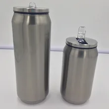 Doppelwandige Edelstahl-thermoskanne Termos Glaskolben Becher Wiederverwendbare Kaffeetasse mit Deckel und Strohhalm Garrafa Termica Inox Getränke Termo können
